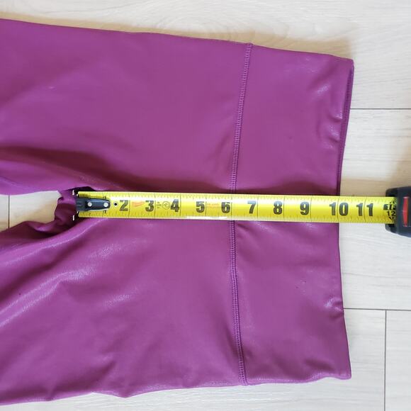 Zyia Active Leggings Womens 4 Pink Capri Mid Rise Side Pocket - Picture 5 of 6